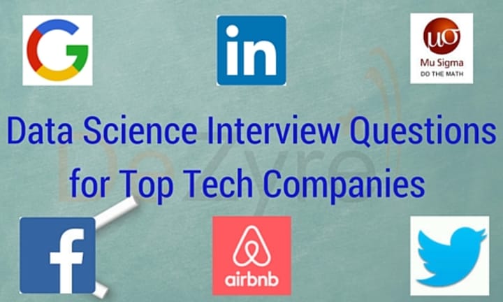 21 Data Science Interview Questions For Top Tech Companies
