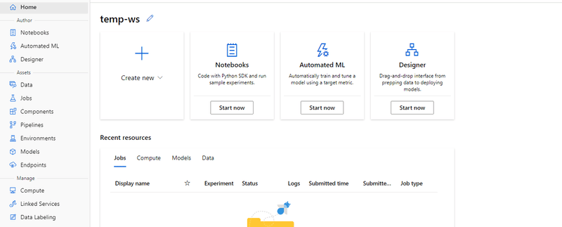 Azure Machine Learning Architecture _Menu